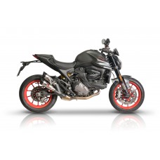QD Exhaust Twin Gunshot Slip-on system for the Ducati Monster / + (937) 2021+
